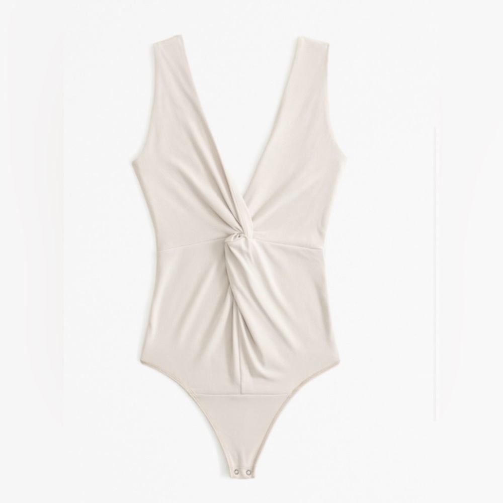 Abercrombie & Fitch | Glossy Plunge Bodysuit